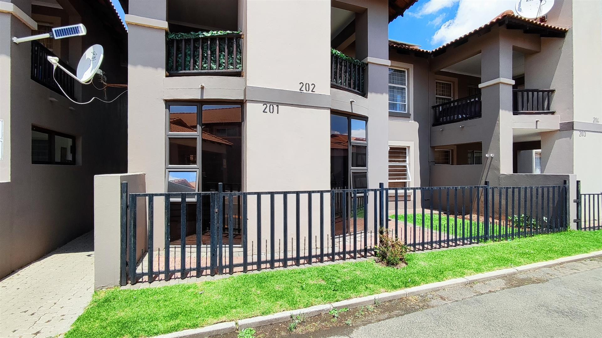 Backyard of property in Van Dykpark