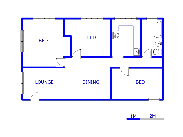 Ground Floor - 80m2 of property for sale in Luipaardsvlei