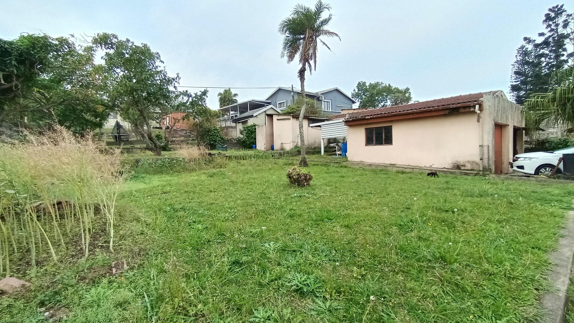 Backyard of property in Sea View 