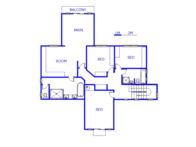 1st Floor - 171m2 of property for sale in The Wilds Estate