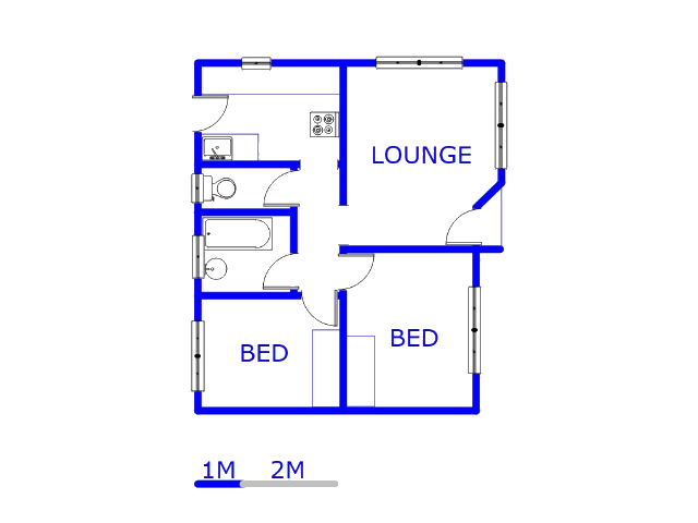 Ground Floor - 52m2 of property for sale in Kaalfontein