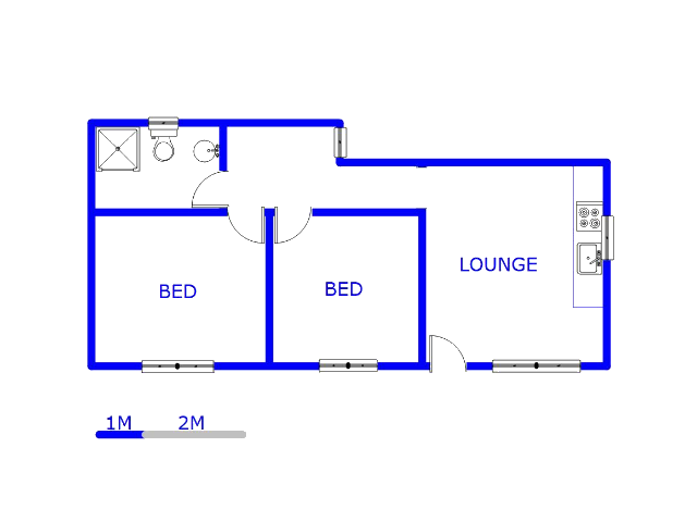 Ground Floor - 54m2 of property for sale in Kaalfontein