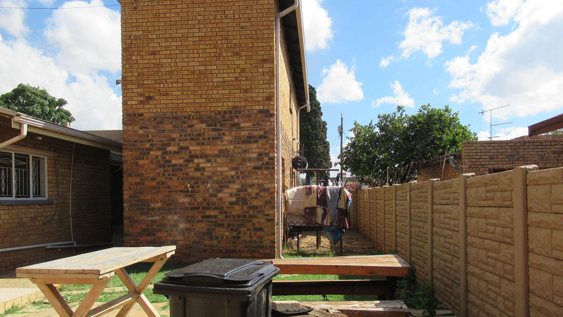 Backyard of property in Eldorado Park AH