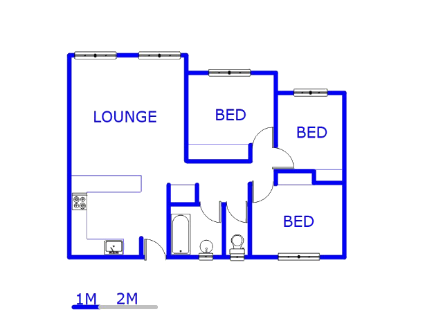 1st Floor - 74m2 of property for sale in Lindhaven