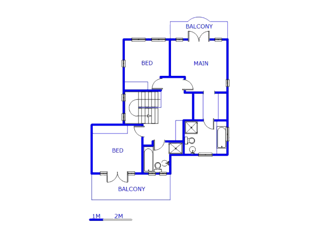 1st Floor - 108m2 of property for sale in Plantations