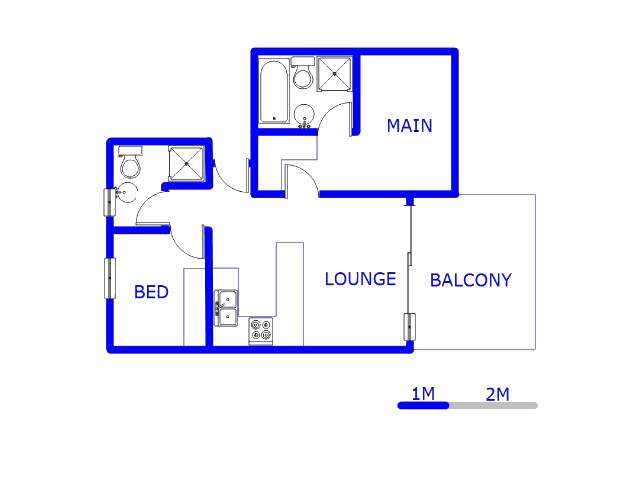Ground Floor - 51m2 of property for sale in Barbeque Downs