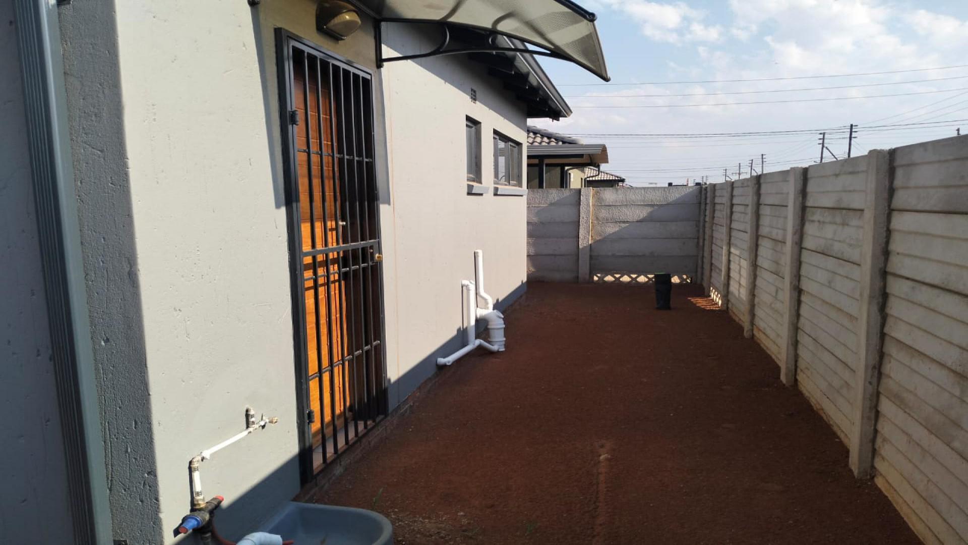 Backyard of property in Protea Glen