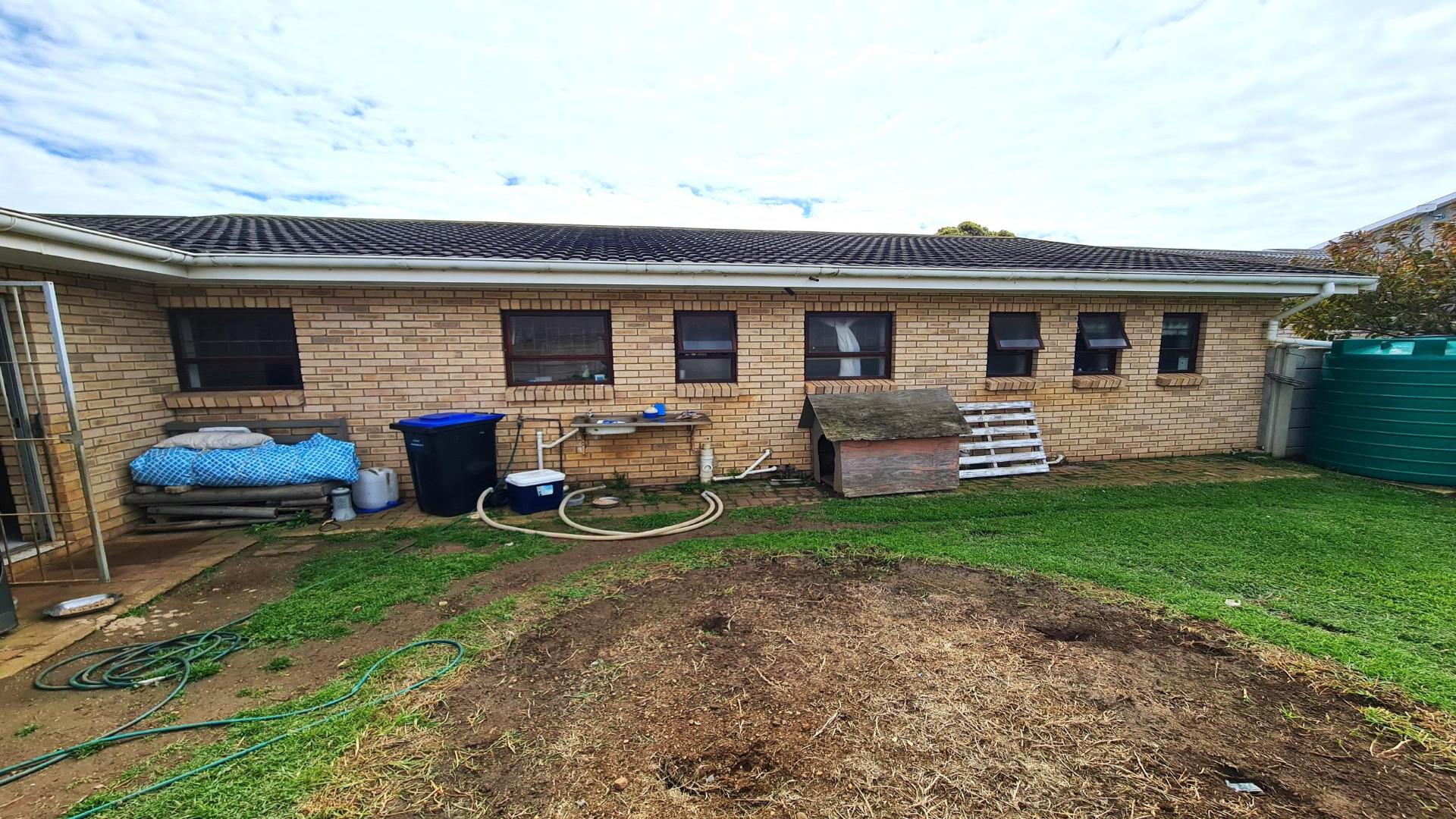 Backyard of property in Jeffrey's Bay