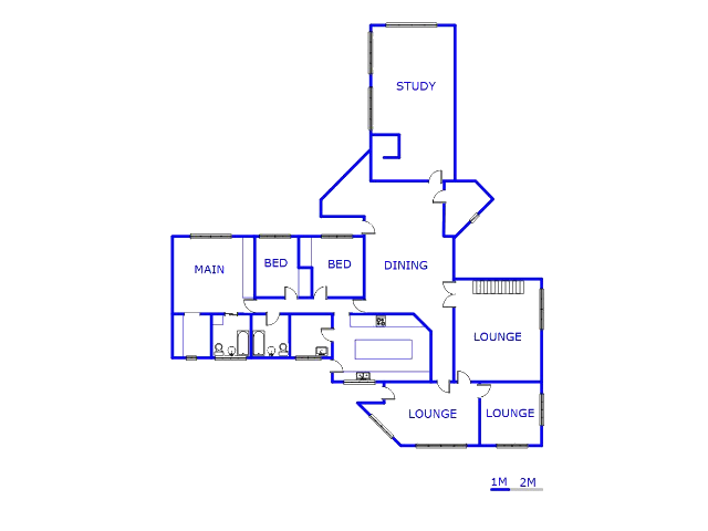 Floor plan of the property in Silverfields