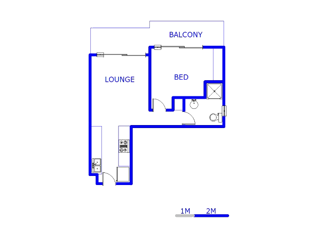Floor plan of the property in Oakdene