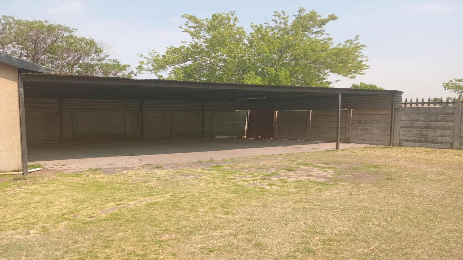 Backyard of property in Secunda