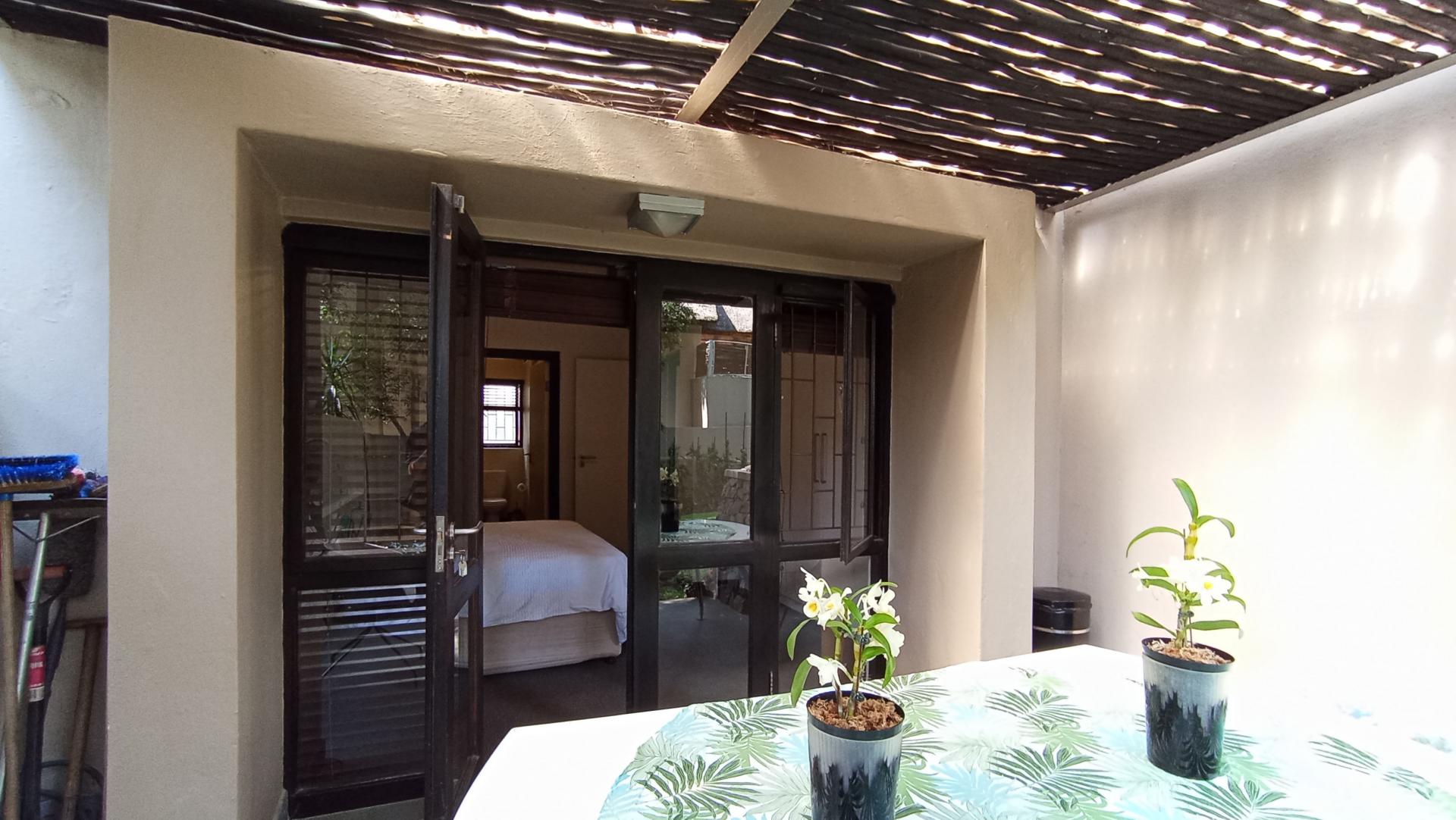 Patio of property in Witkoppen