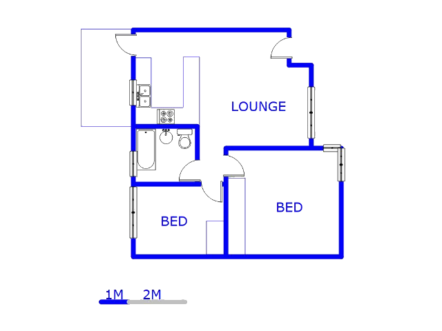 Floor plan of the property in Ridgeway