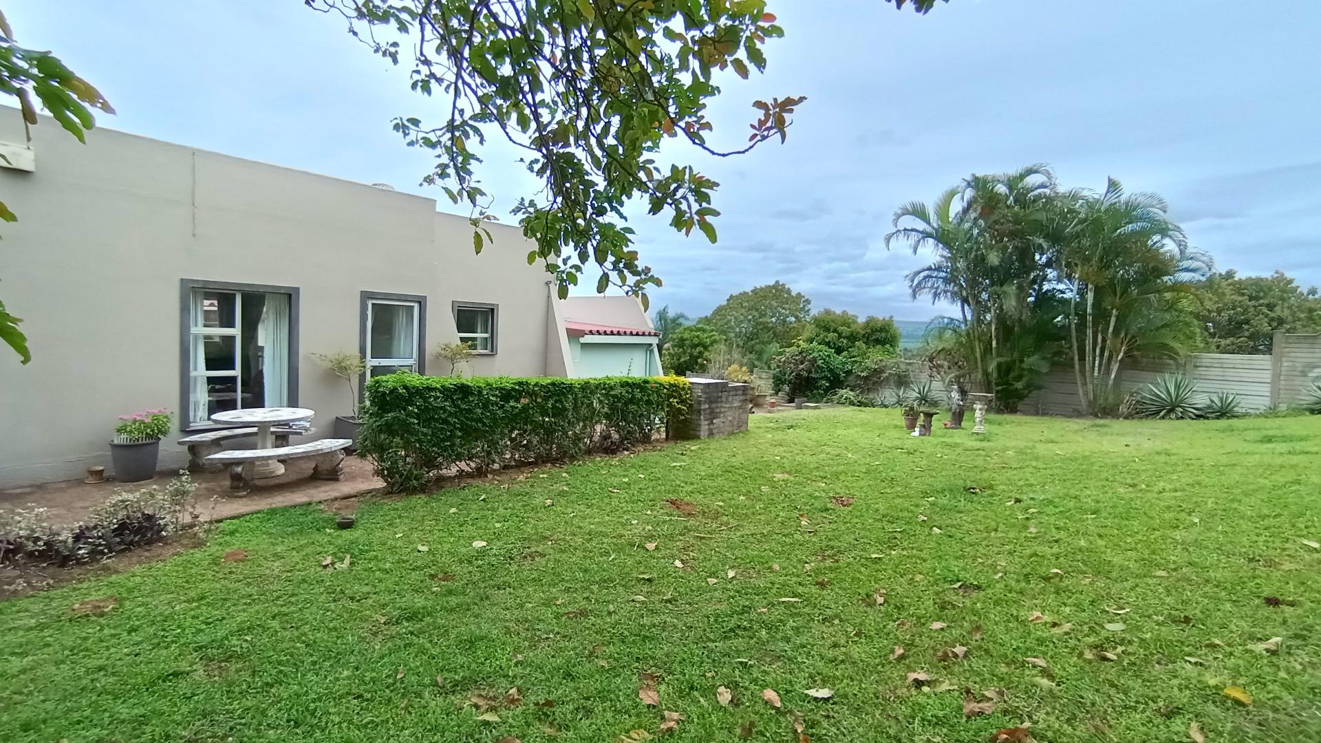 Backyard of property in Uvongo