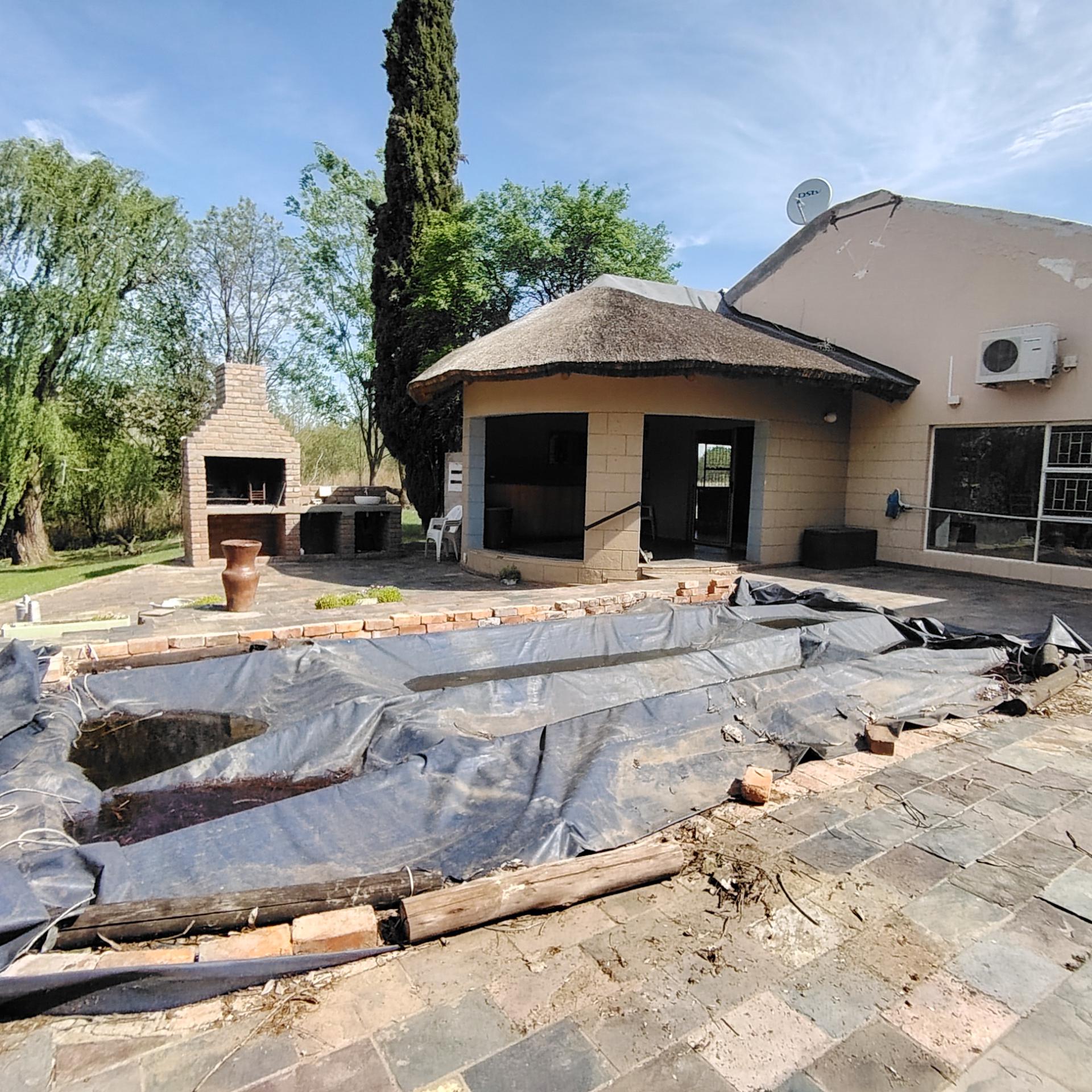 Backyard of property in Roodewal