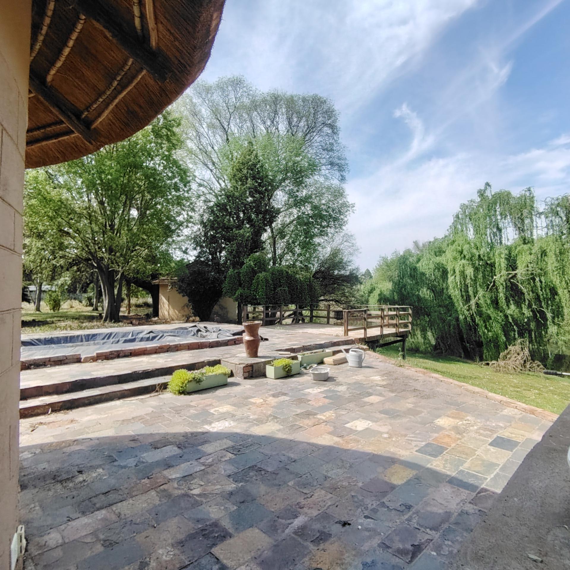 Backyard of property in Roodewal