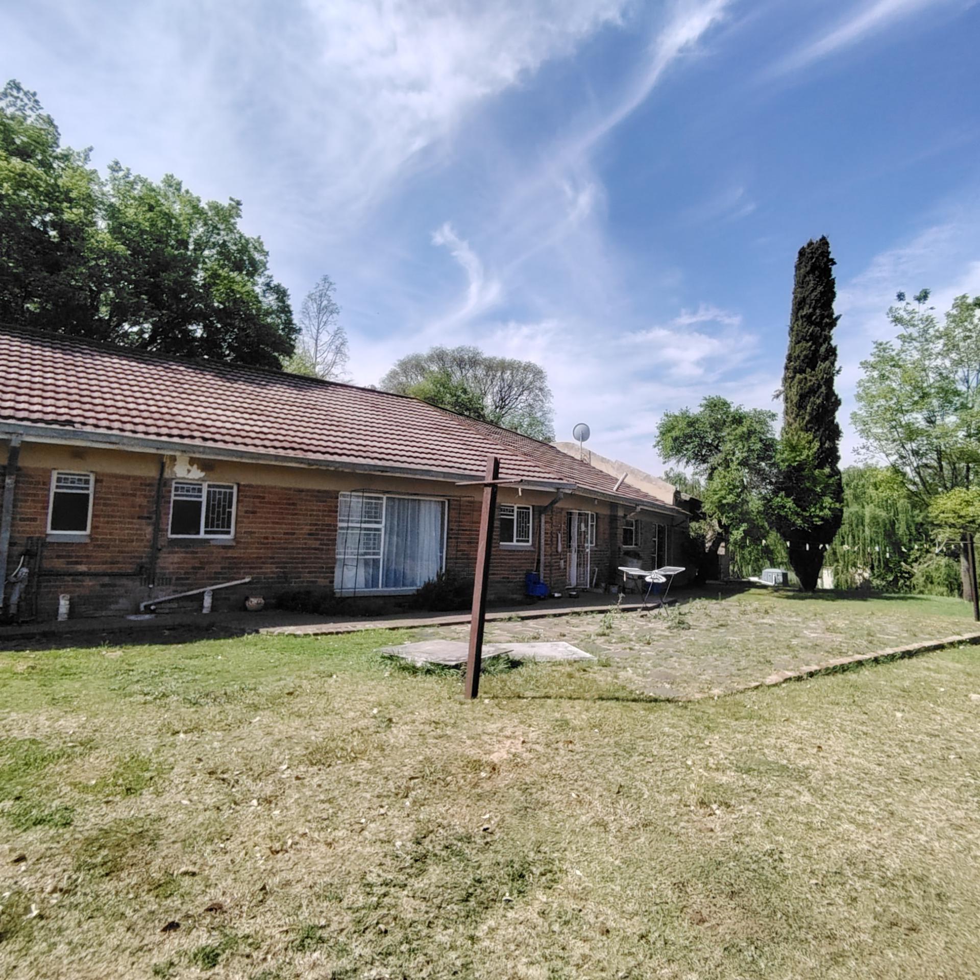 Backyard of property in Roodewal