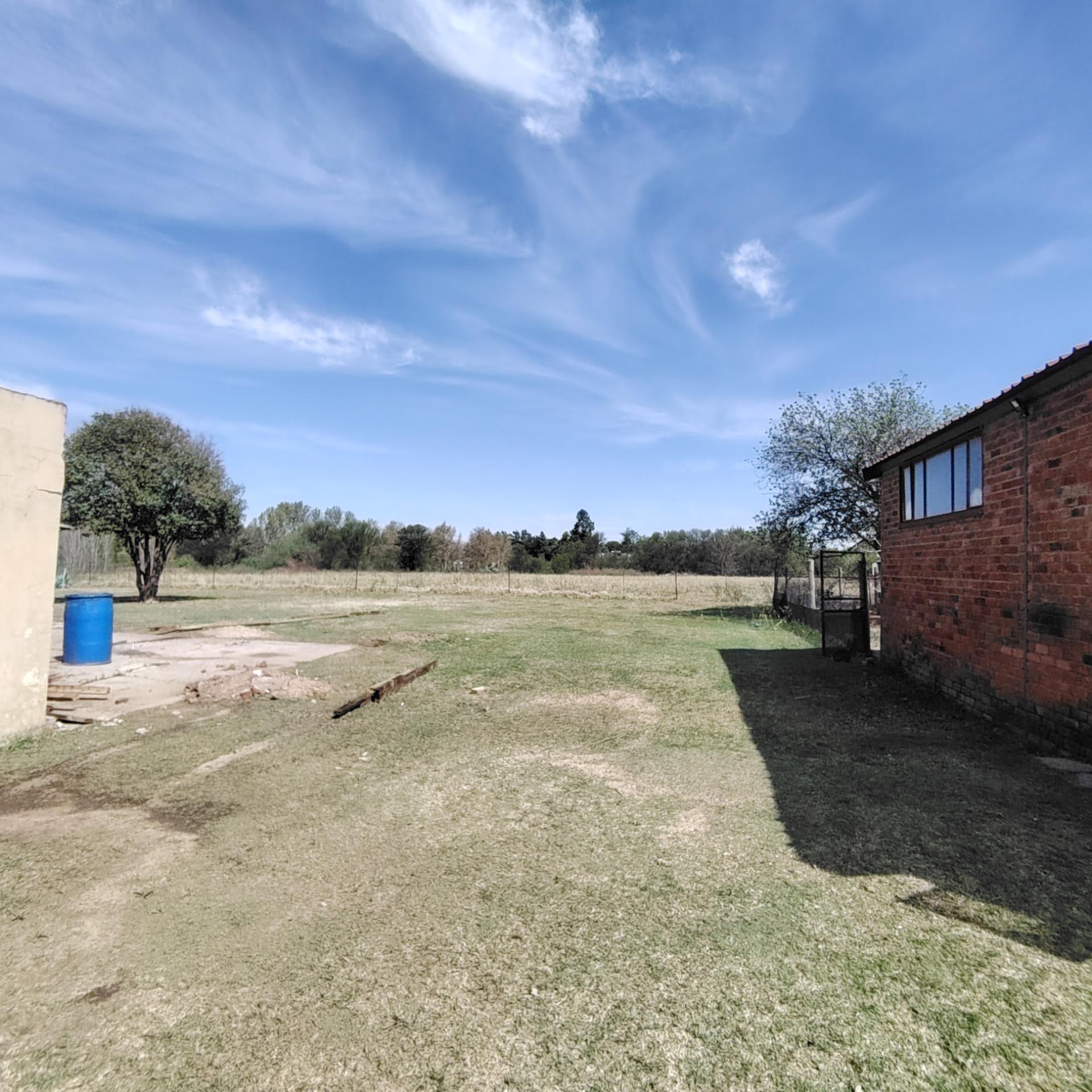 Backyard of property in Roodewal