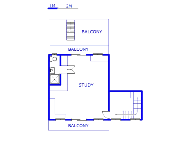1st Floor - 89m2 of property for sale in Pietermaritzburg (KZN)