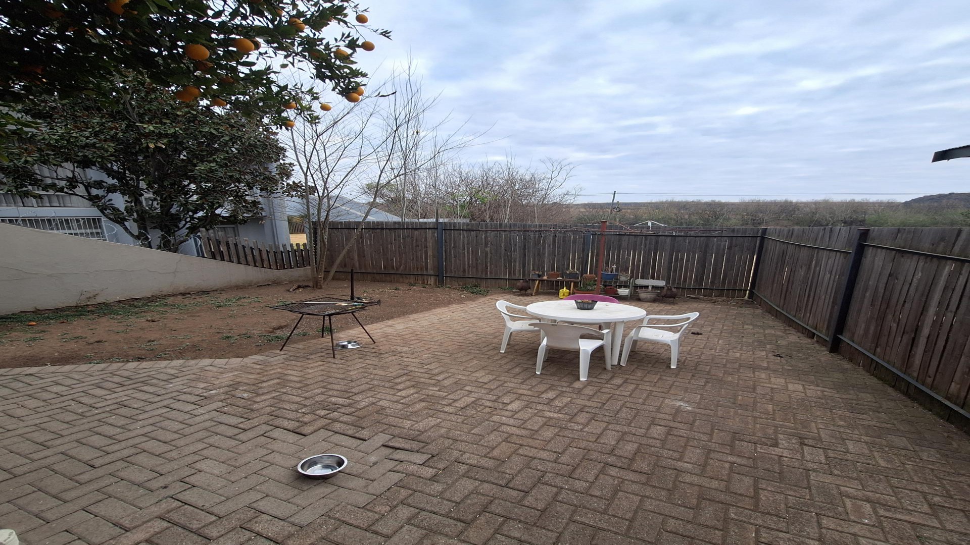 Backyard of property in Frankfort