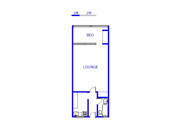 Floor plan of the property in Kempton Park