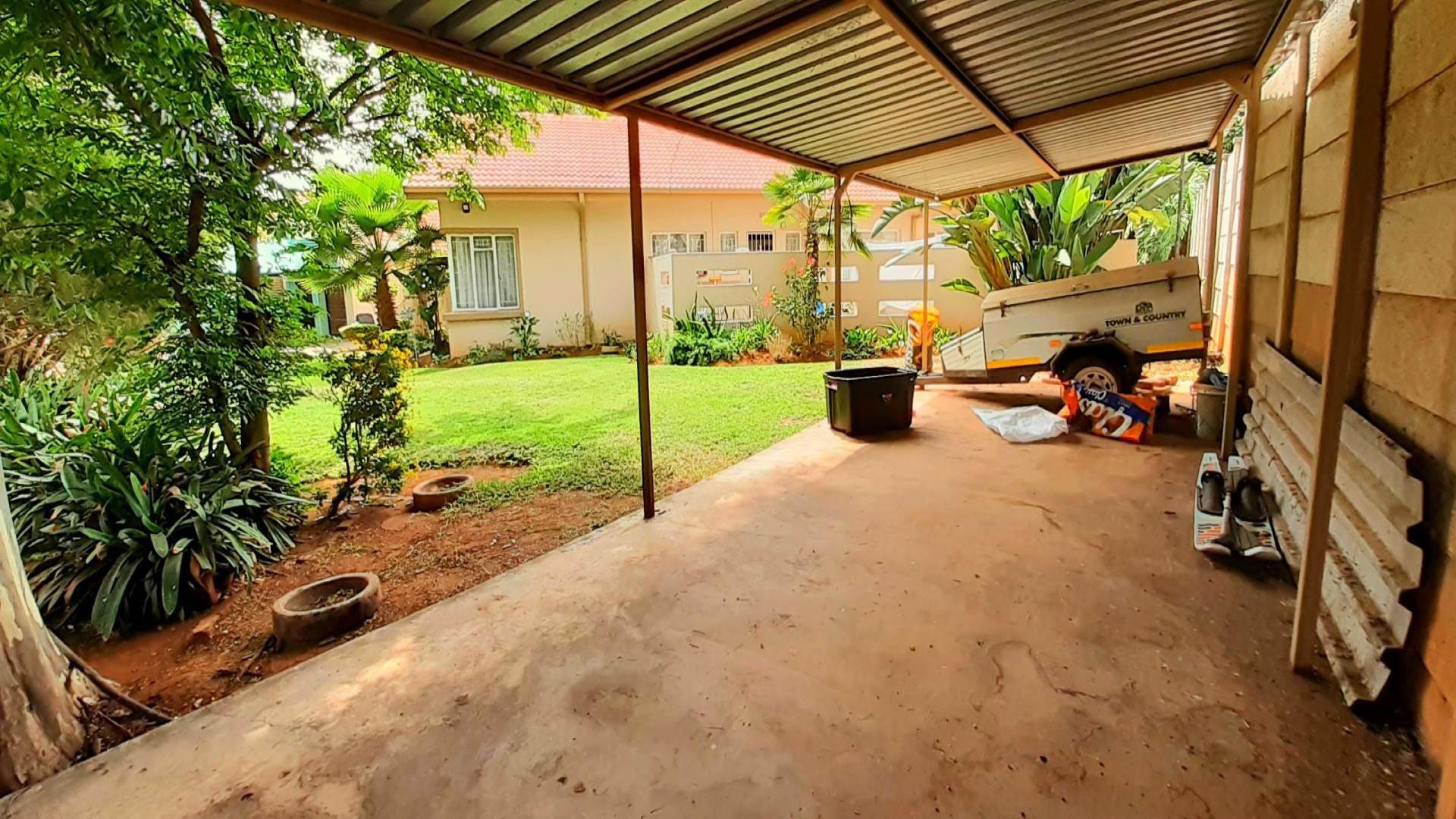 Backyard of property in Polokwane