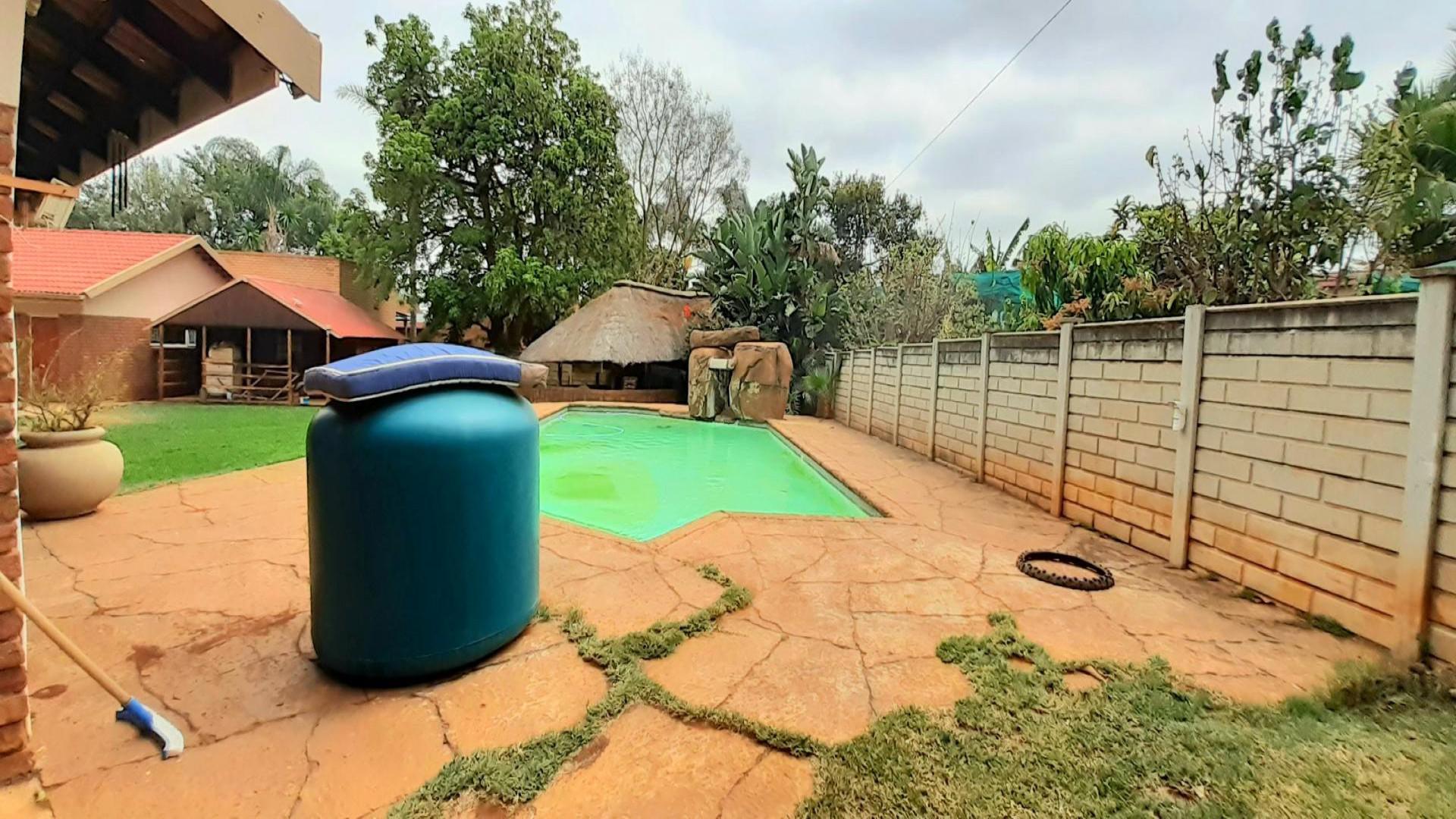 Backyard of property in Polokwane