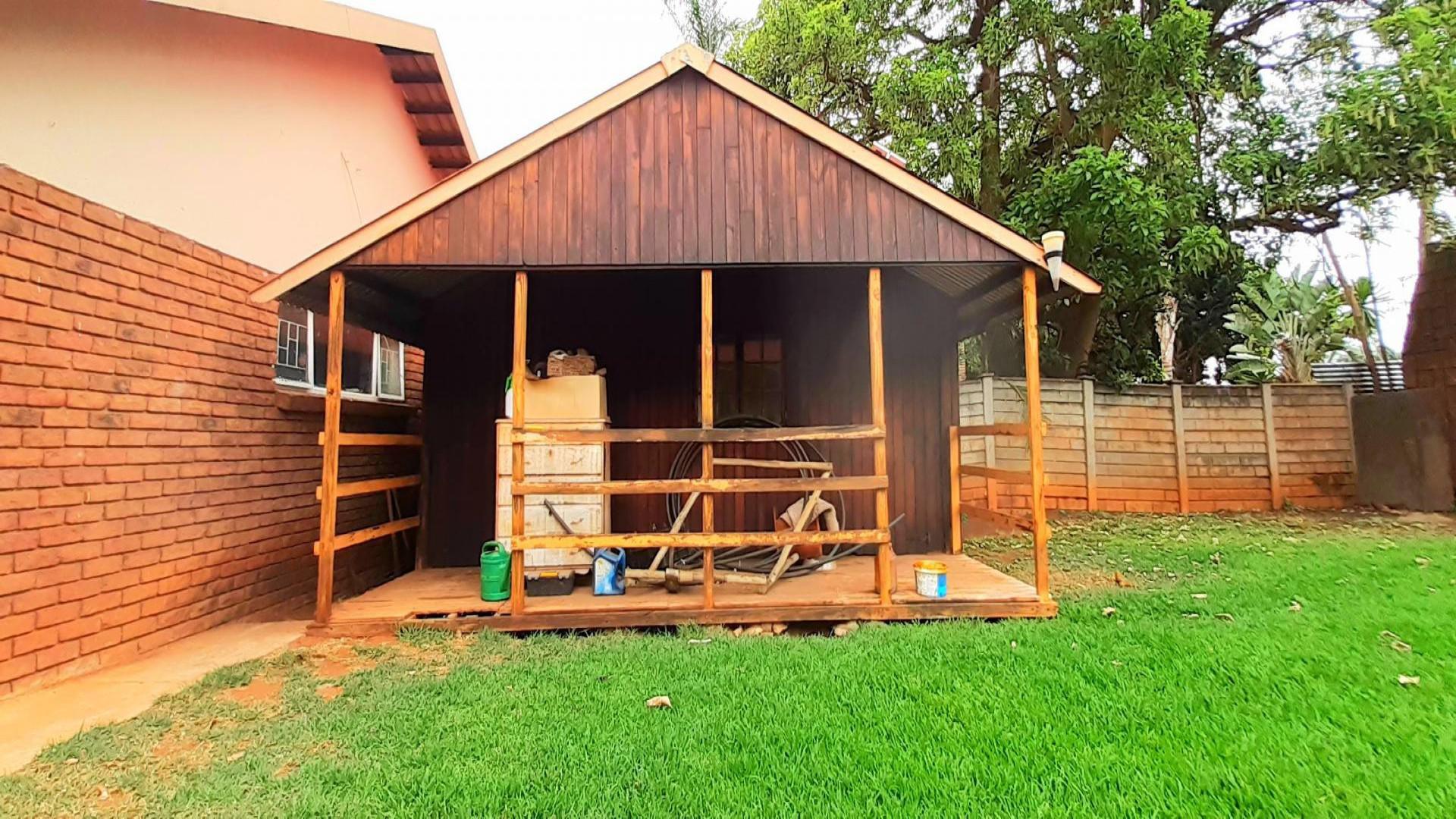 Backyard of property in Polokwane