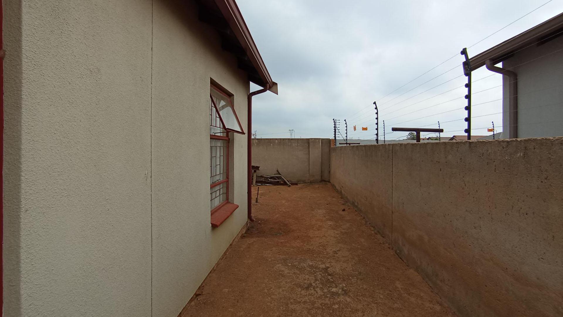 Backyard of property in Soshanguve East