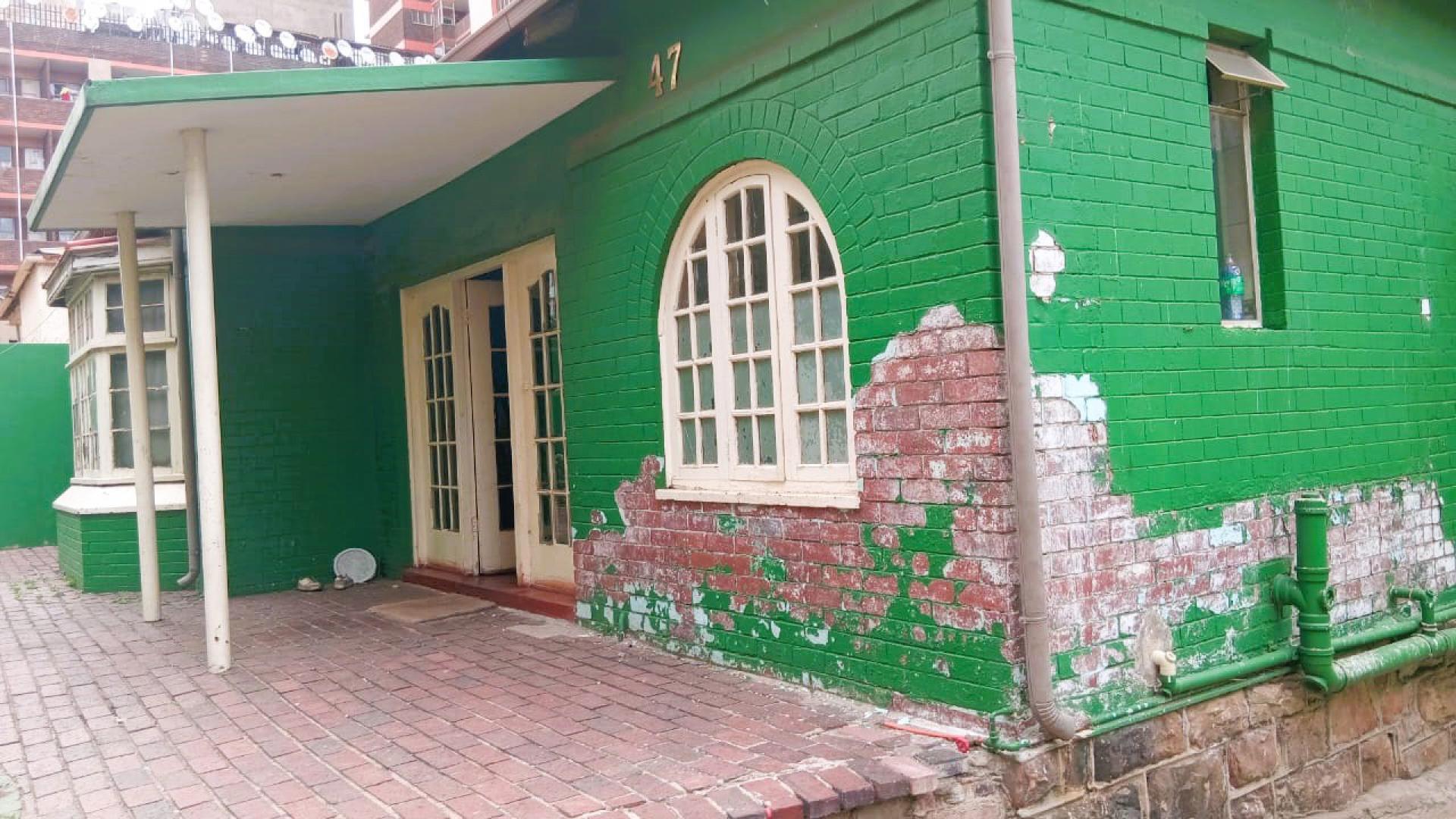 Backyard of property in Berea - JHB