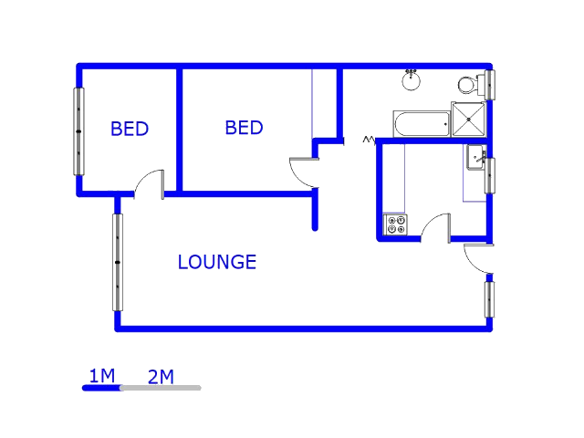 2nd Floor - 80m2 of property for sale in Florida