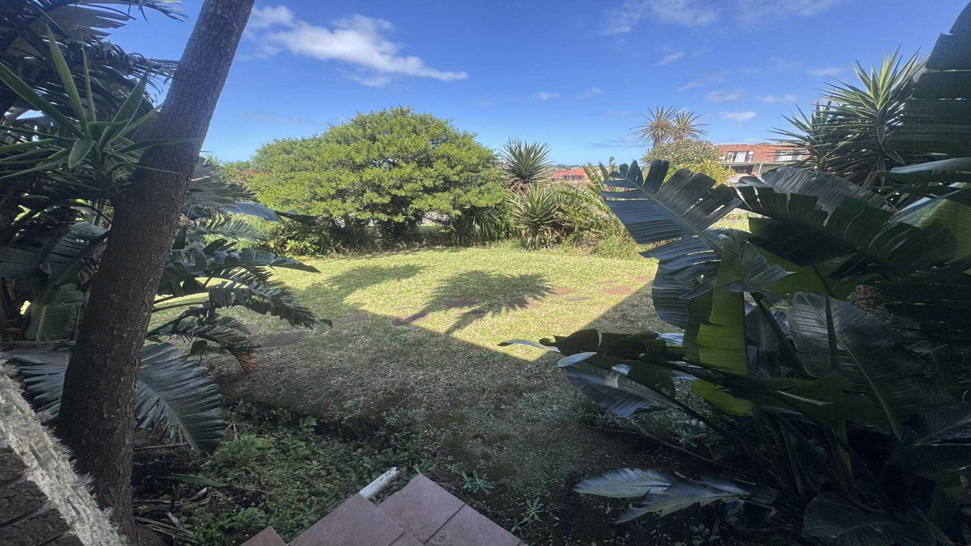 Backyard of property in Kaysers Beach
