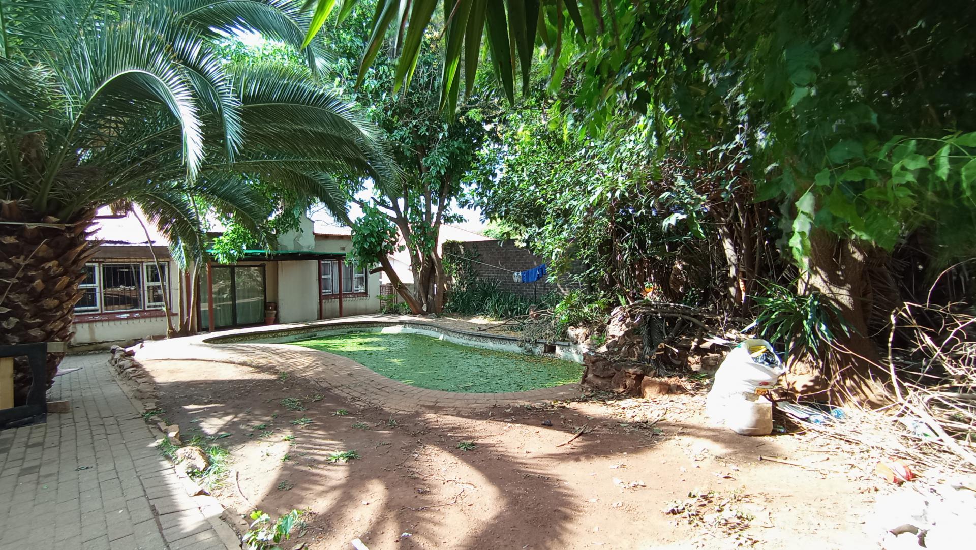 Backyard of property in Kensington - JHB