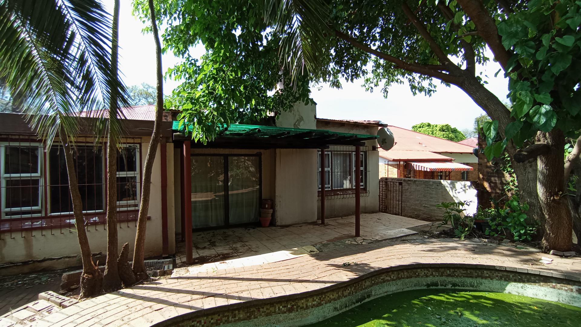 Backyard of property in Kensington - JHB