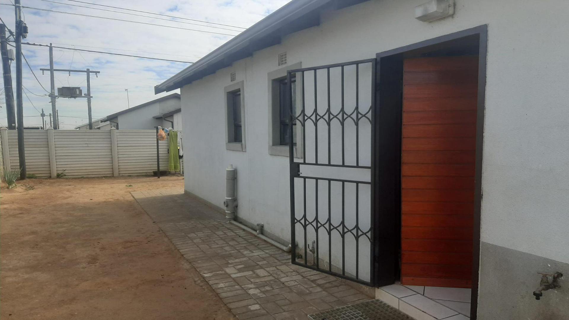 Backyard of property in Zamdela