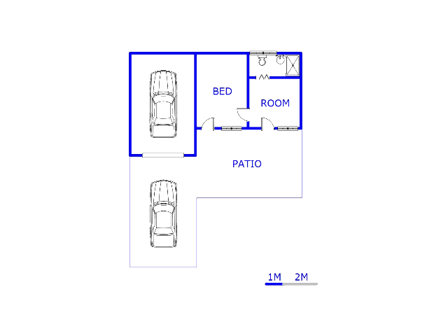 Floor plan of the property in Ga-Rankuwa