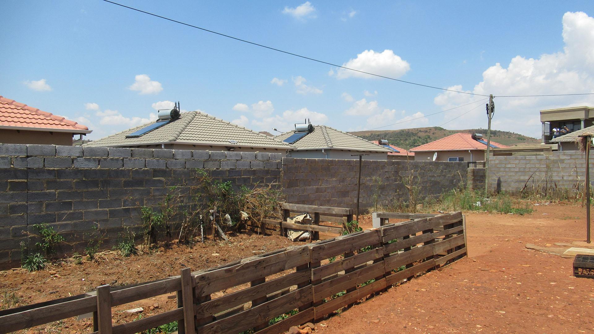 Backyard of property in Lehae