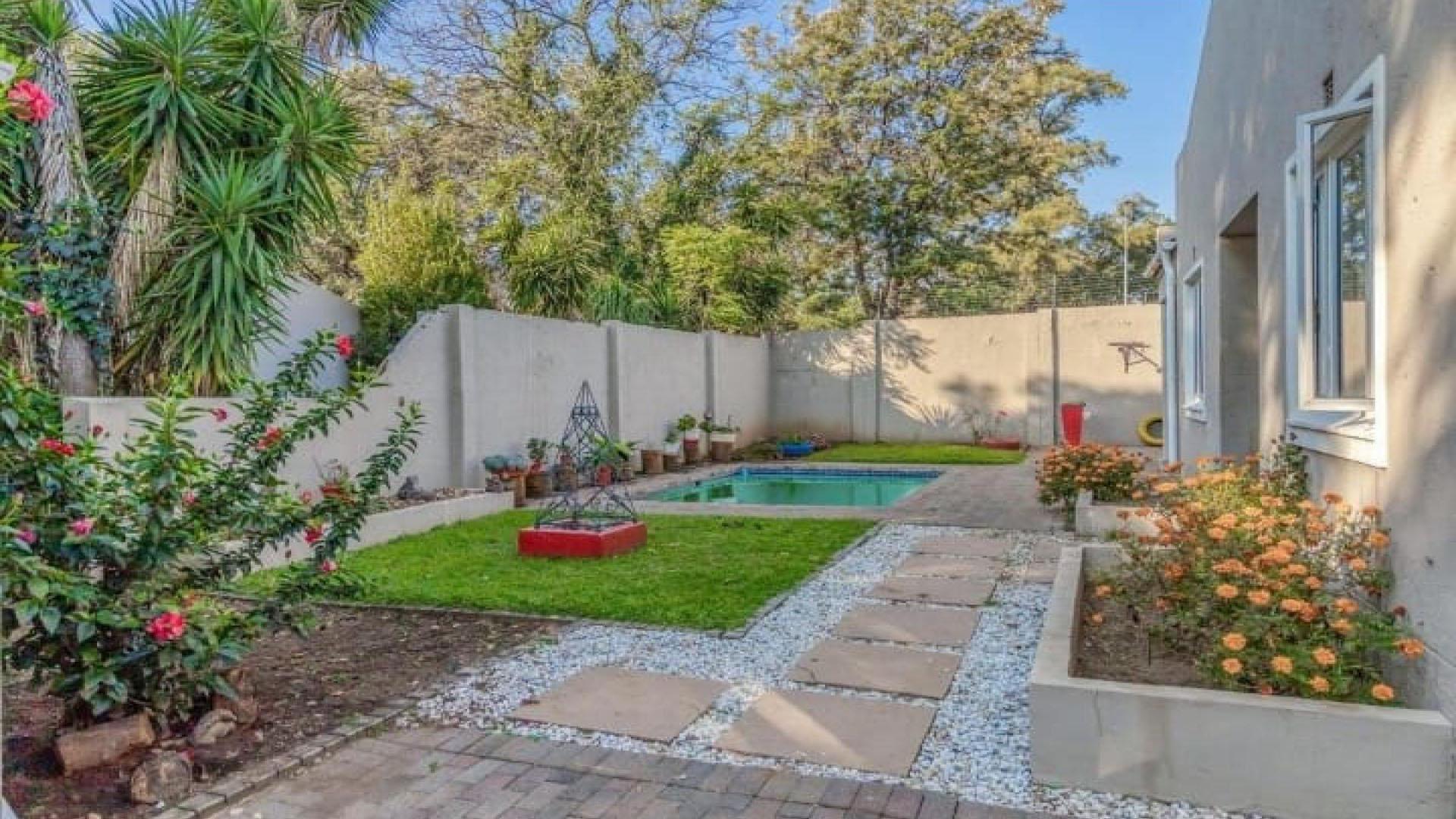 Backyard of property in Douglasdale