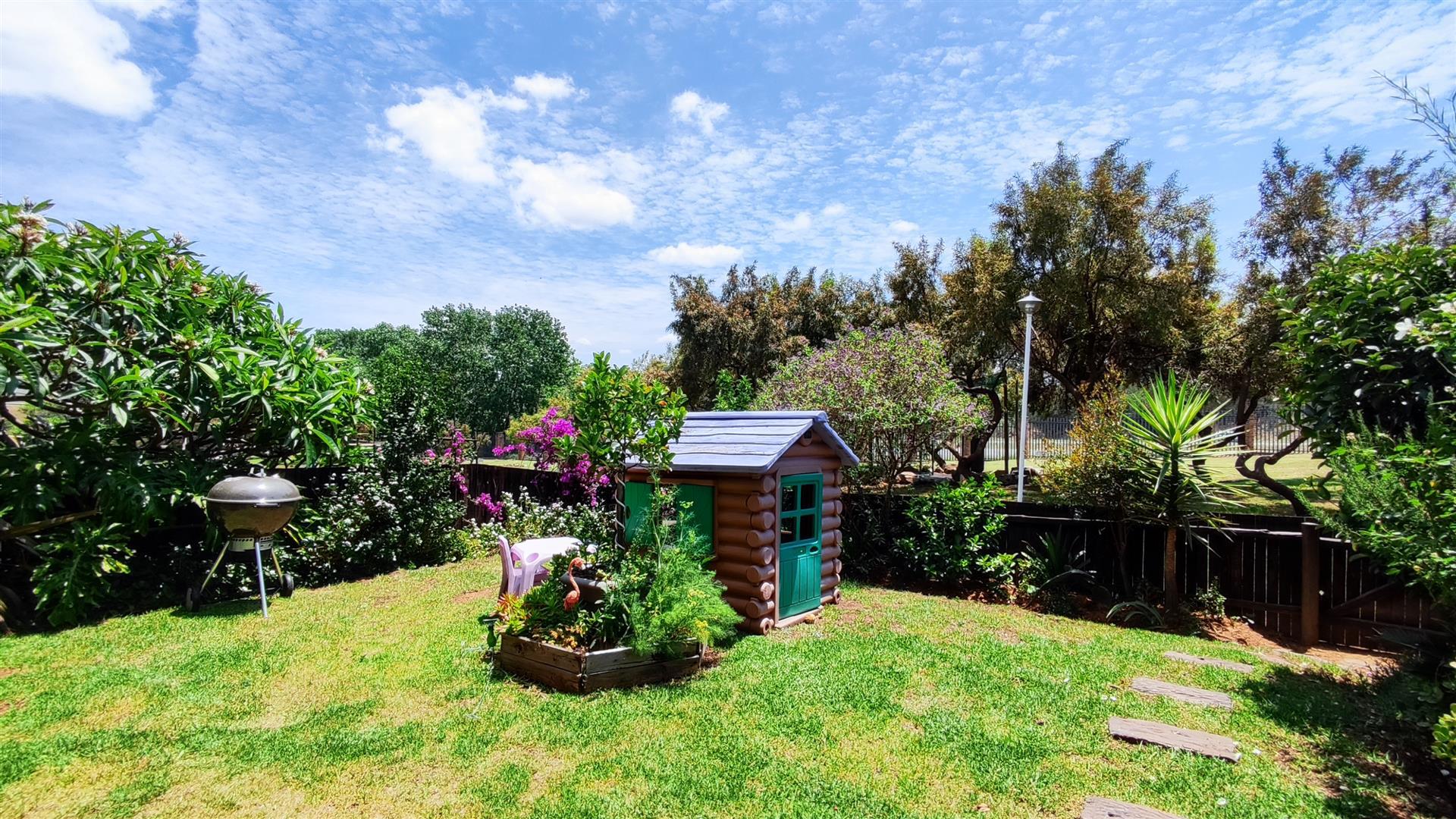 Backyard of property in Greenstone Hill