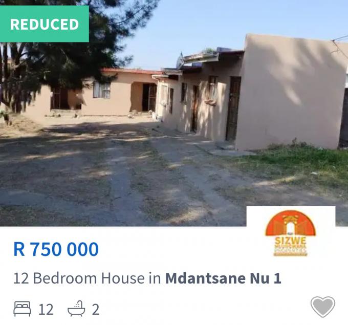 12 Bedroom Apartment for Sale For Sale in Mdantsane - MR695579
