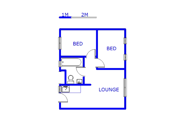 Ground Floor - 41m2 of property for sale in Fleurhof