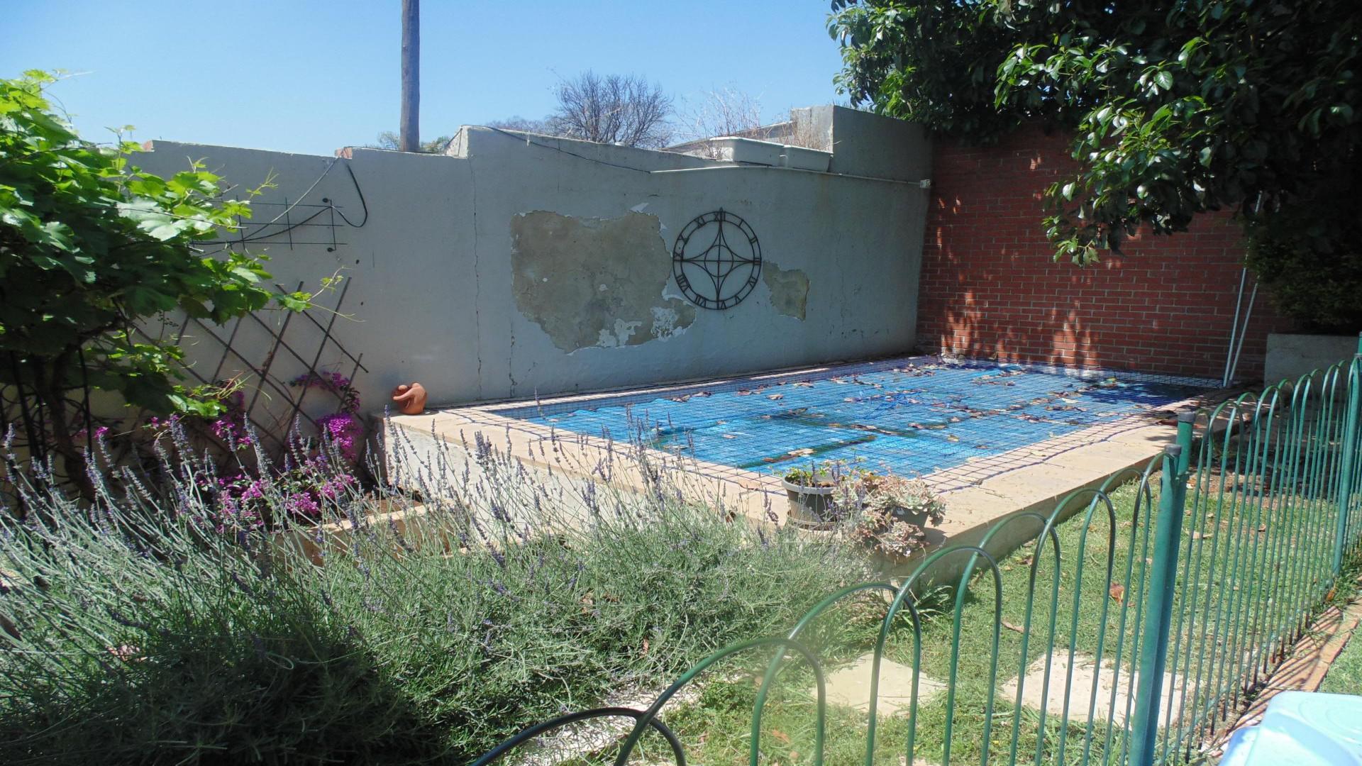 Backyard of property in Westdene (JHB)