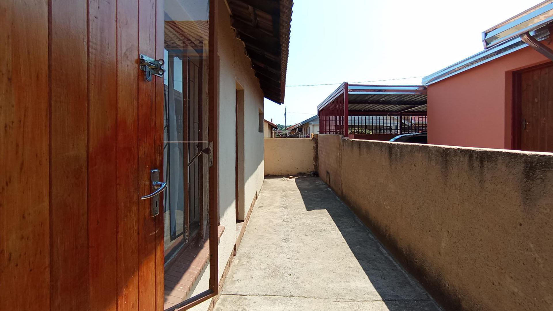 Backyard of property in Mabopane