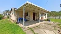Backyard of property in Woodhaven 