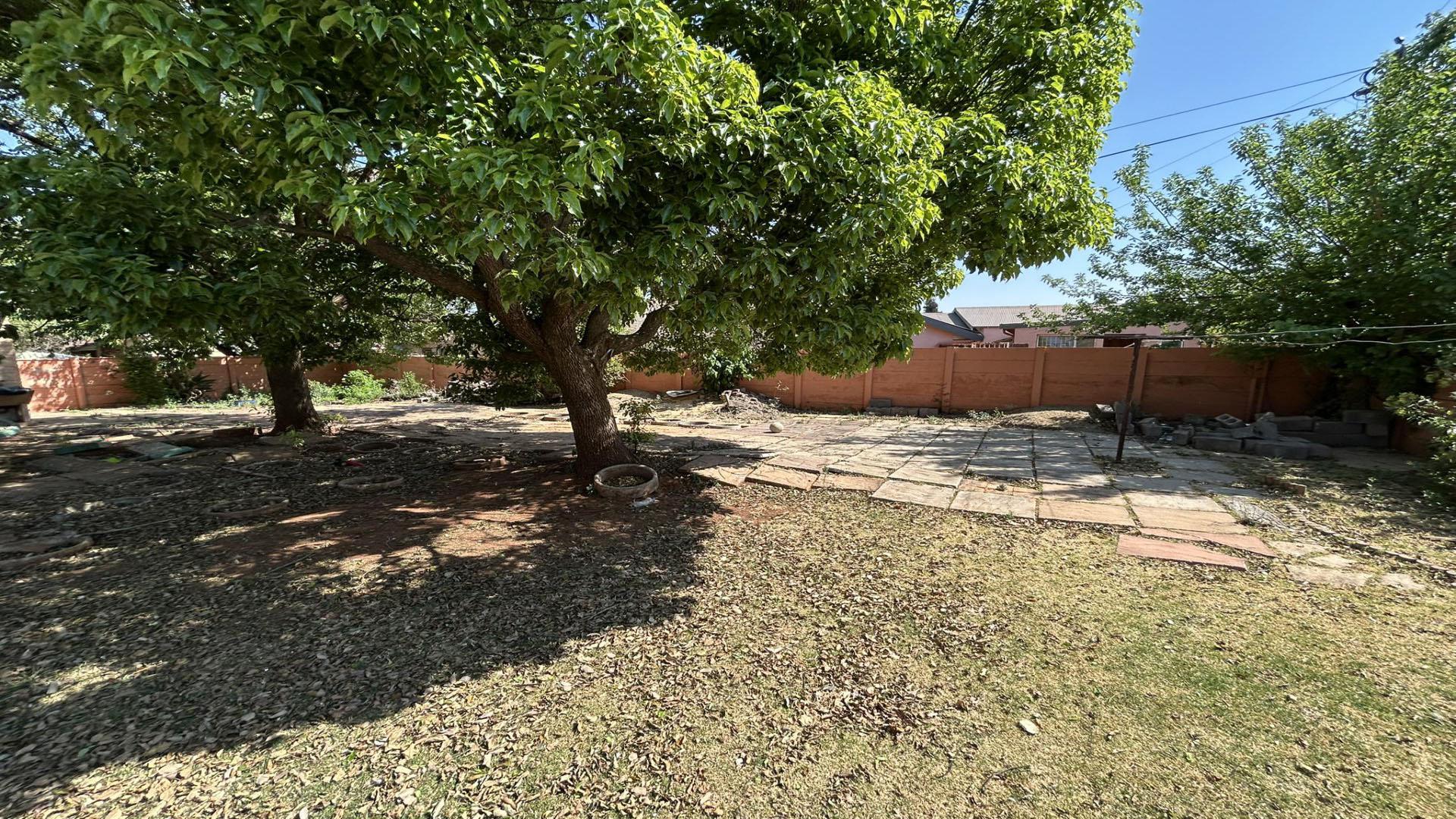 Backyard of property in Pretoriusrus