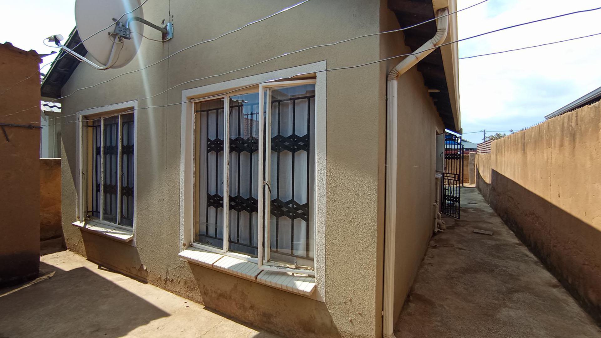 Backyard of property in Mahube Valley