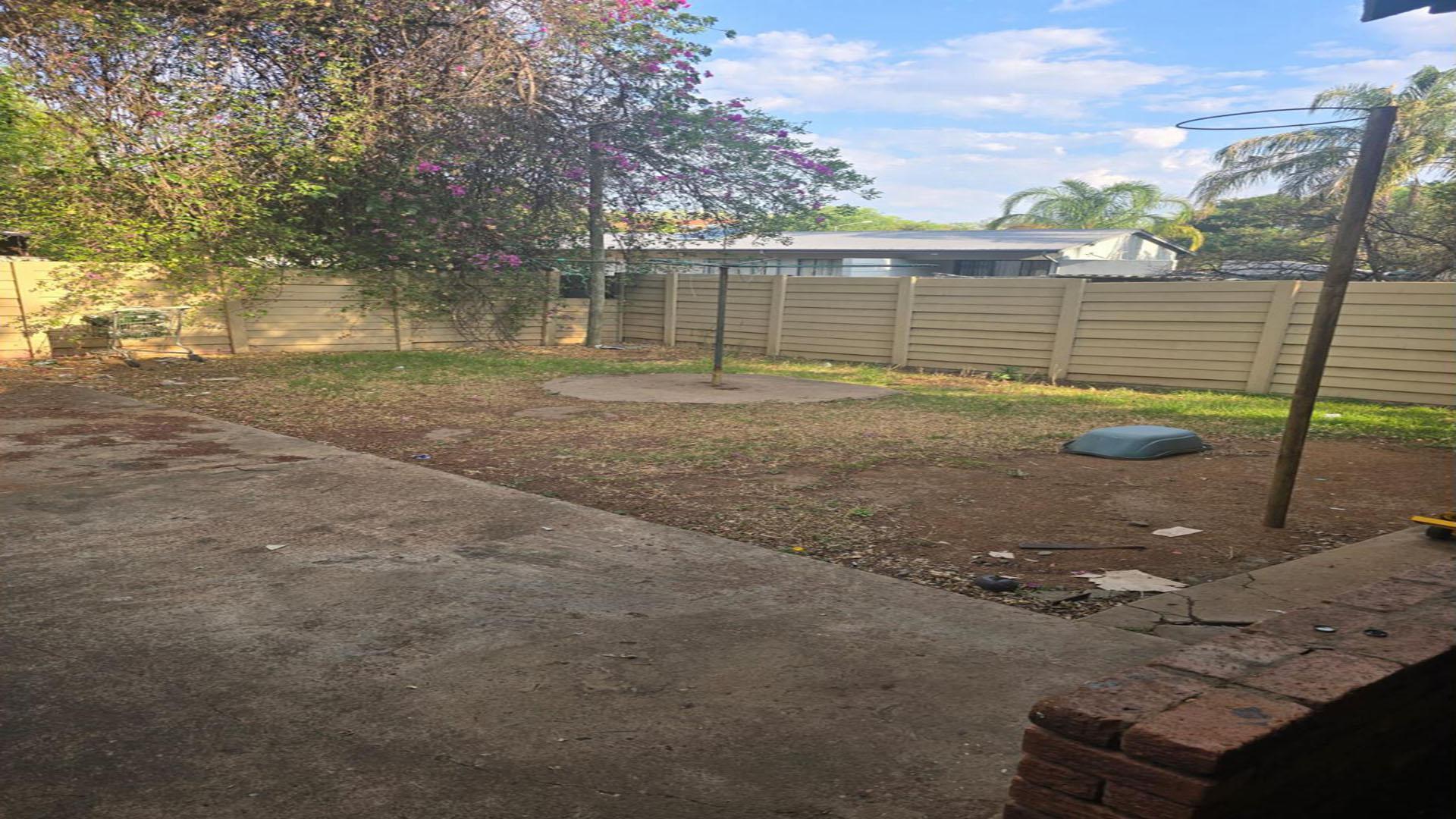 Backyard of property in Onverwacht