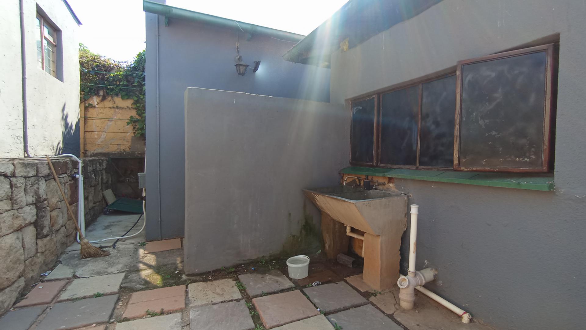 Backyard of property in Hurst Hill