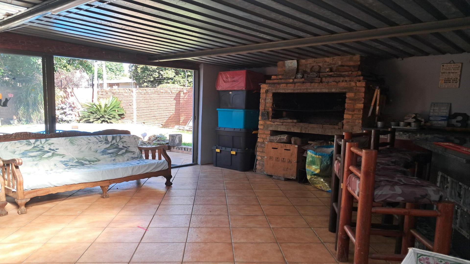 Patio of property in Bronkhorstspruit