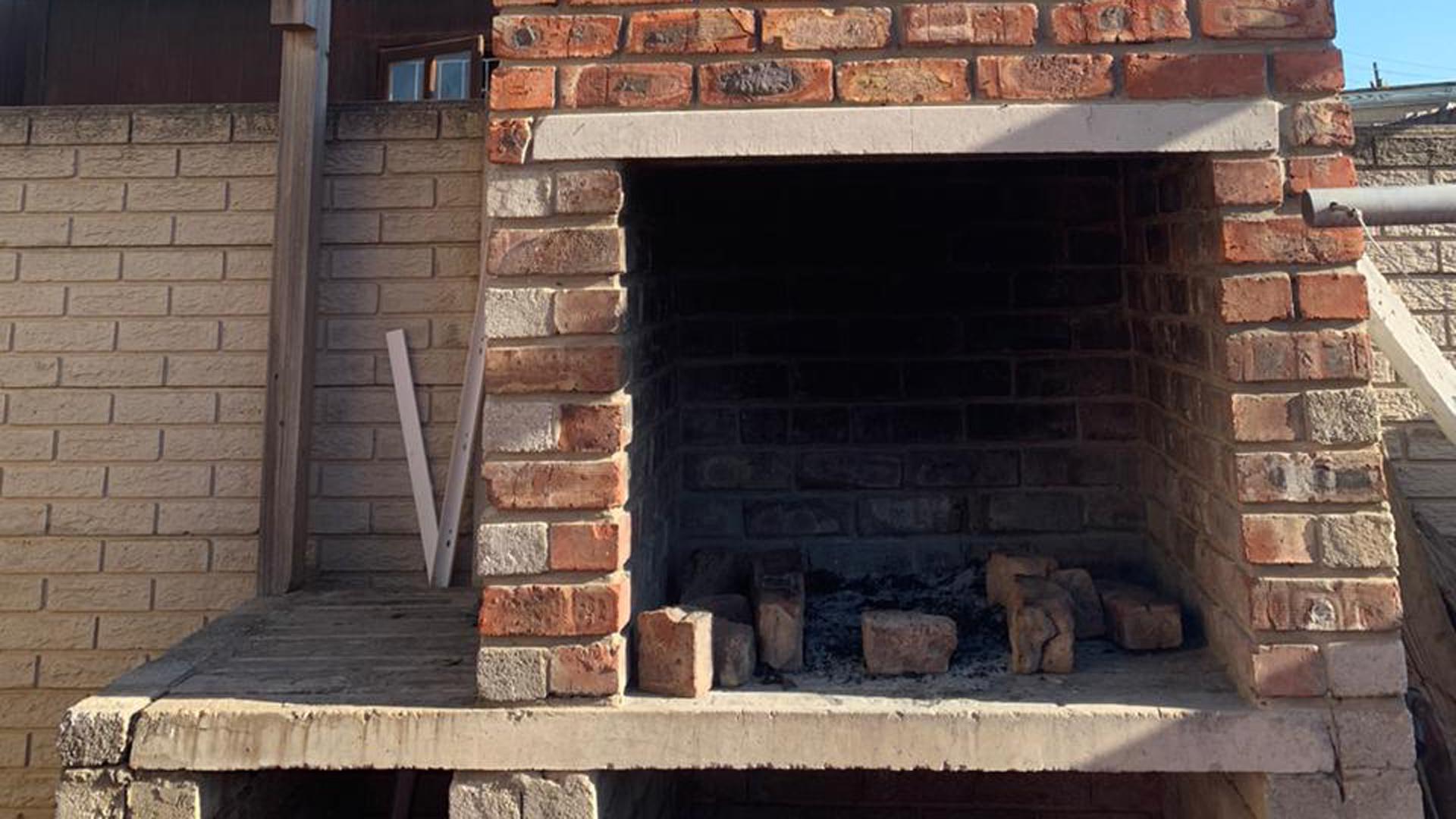 Braai Area of property in Arcadia - PE